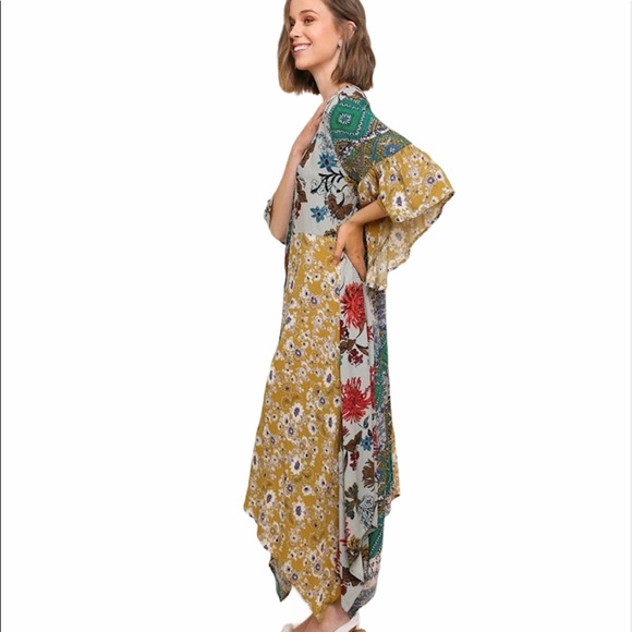 SALE Umgee NWT Boutique Maxi Dress Bohemian - Picture 4 of 9